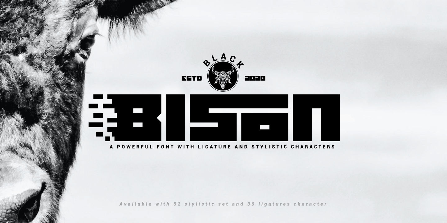 Шрифт Black Bison